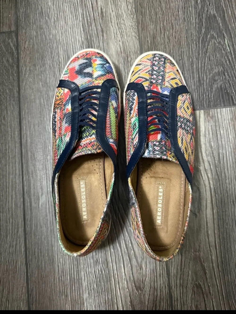 Aerosoles Multicolor Slip-On Sneakers Women’s Size 7.5M